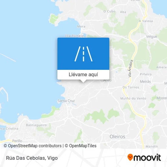 Mapa Rúa Das Cebolas