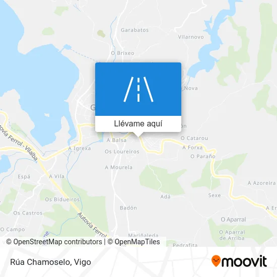 Mapa Rúa Chamoselo