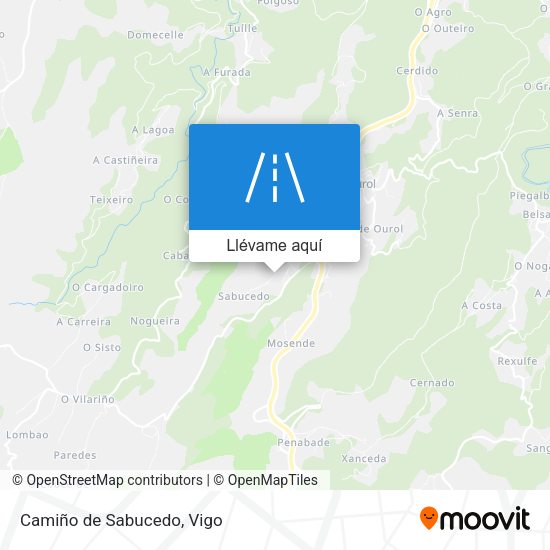 Mapa Camiño de Sabucedo