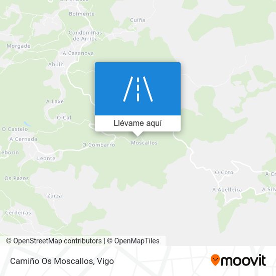 Mapa Camiño Os Moscallos