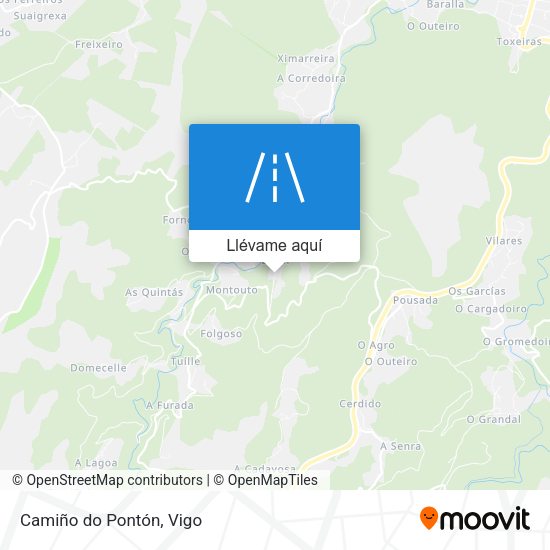 Mapa Camiño do Pontón
