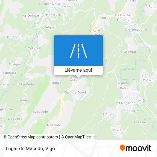 Mapa Lugar de Macedo