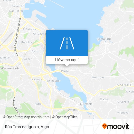 Mapa Rúa Tras da Igrexa