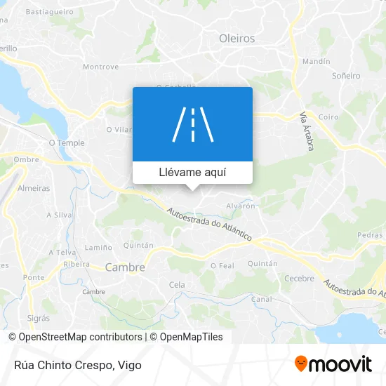 Mapa Rúa Chinto Crespo