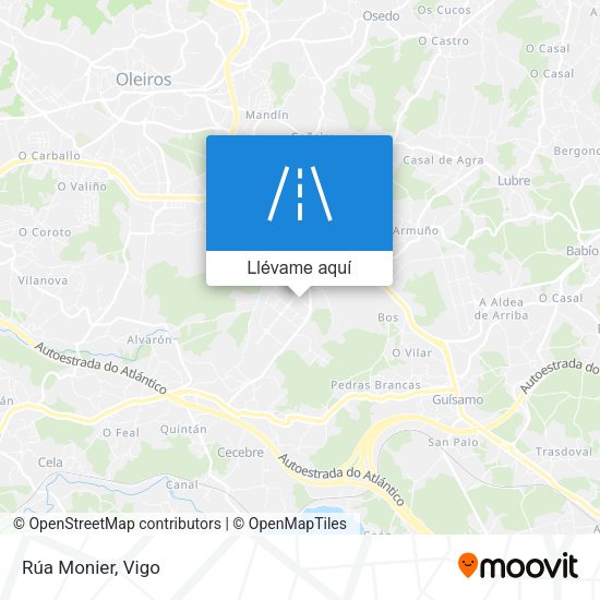 Mapa Rúa Monier