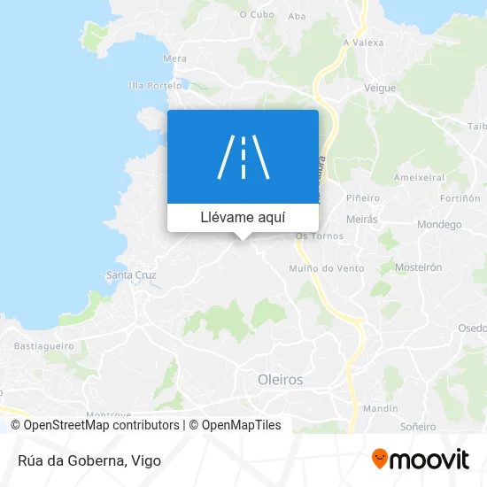 Mapa Rúa da Goberna