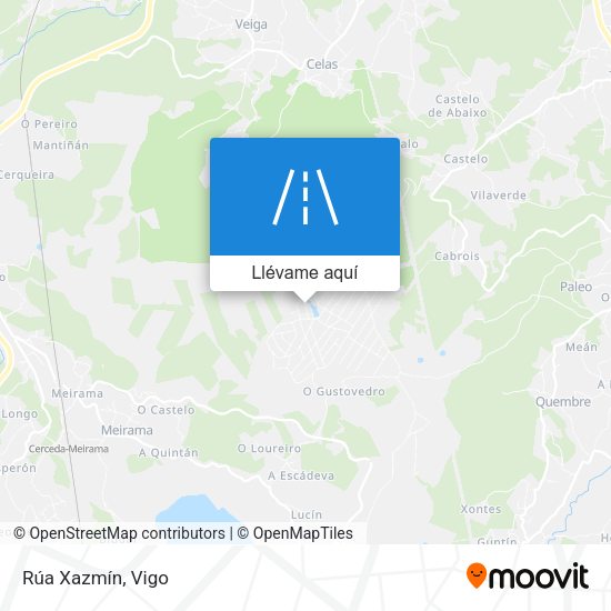 Mapa Rúa Xazmín