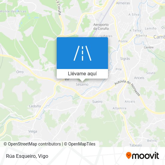 Mapa Rúa Esqueiro