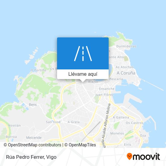 Mapa Rúa Pedro Ferrer