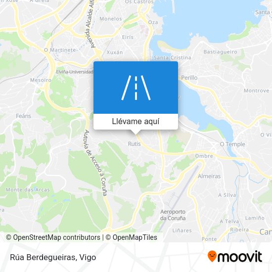 Mapa Rúa Berdegueiras