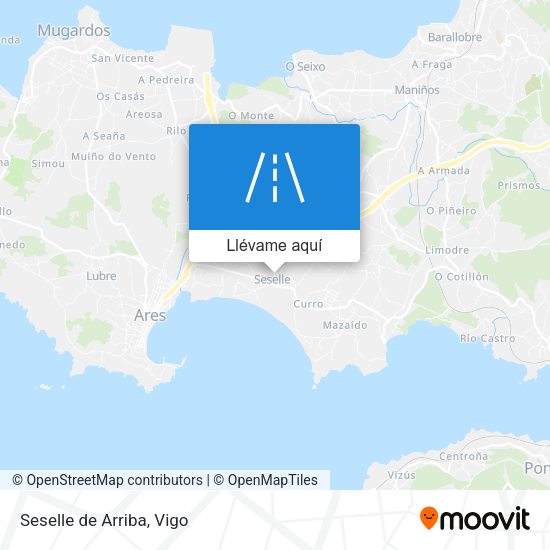 Mapa Seselle de Arriba