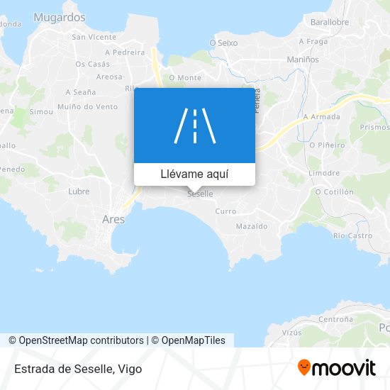 Mapa Estrada de Seselle