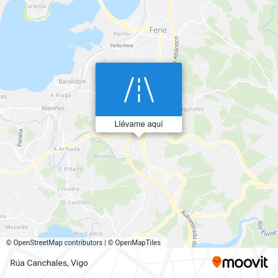 Mapa Rúa Canchales
