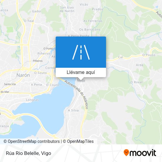 Mapa Rúa Rio Belelle