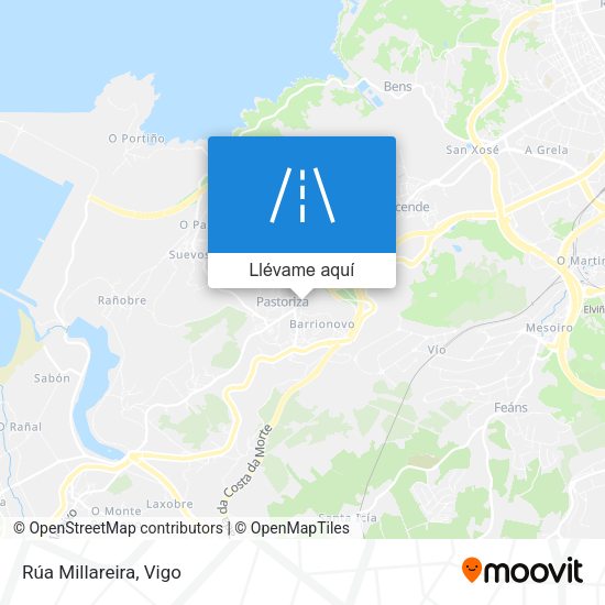 Mapa Rúa Millareira