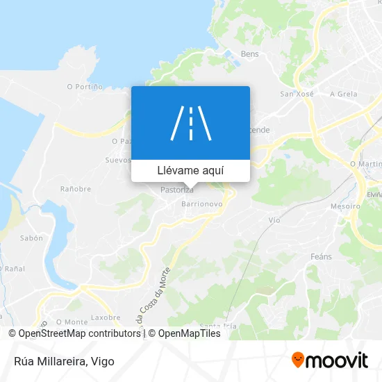 Mapa Rúa Millareira