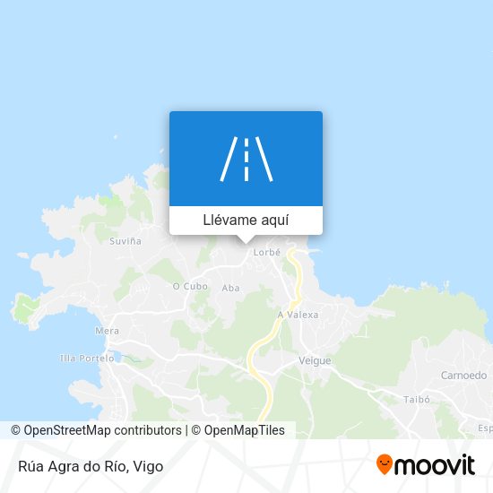 Mapa Rúa Agra do Río