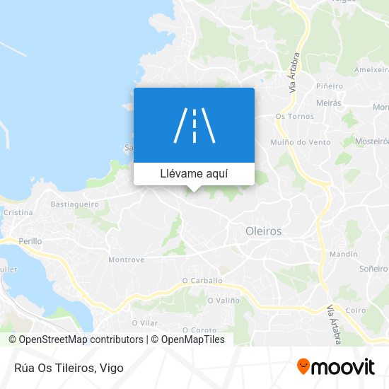 Mapa Rúa Os Tileiros