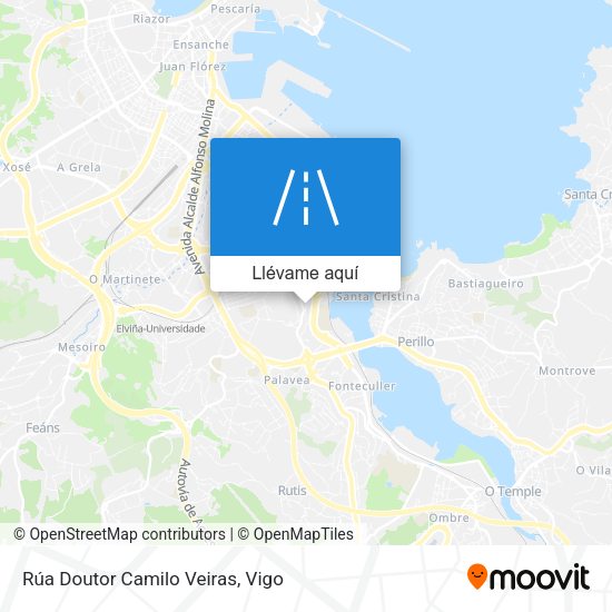 Mapa Rúa Doutor Camilo Veiras