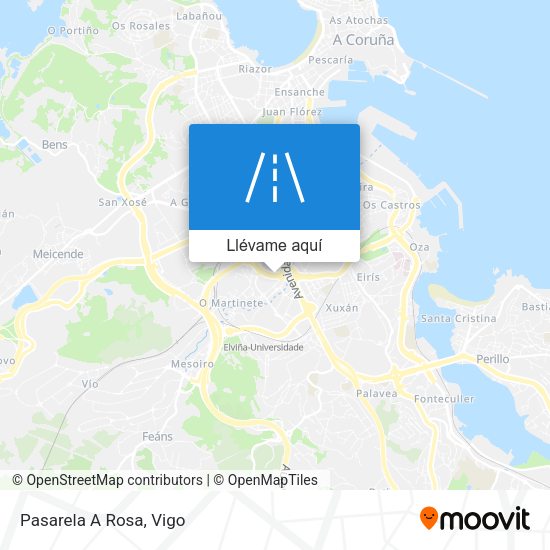 Mapa Pasarela A Rosa