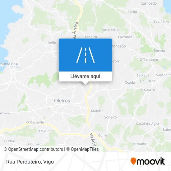 Mapa Rúa Perouteiro