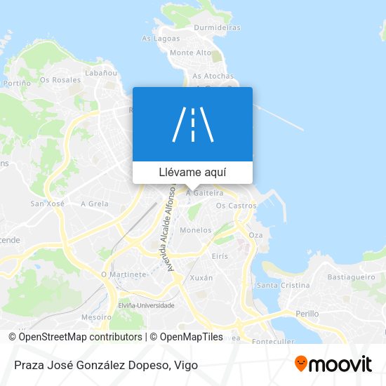 Mapa Praza José González Dopeso