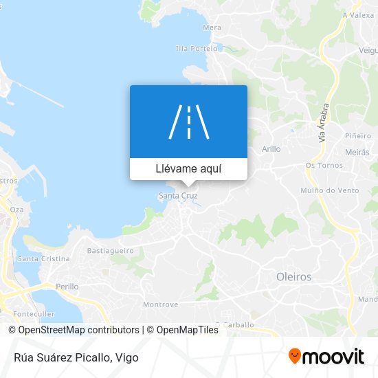 Mapa Rúa Suárez Picallo