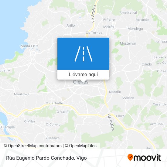 Mapa Rúa Eugenio Pardo Conchado