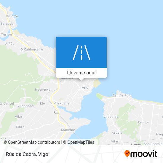 Mapa Rúa da Cadra