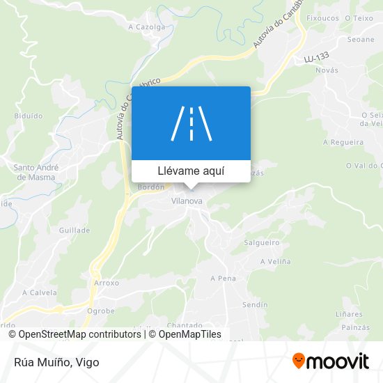 Mapa Rúa Muíño