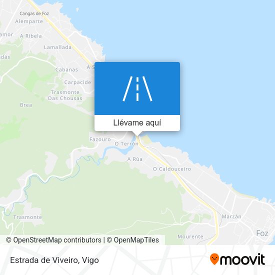 Mapa Estrada de Viveiro