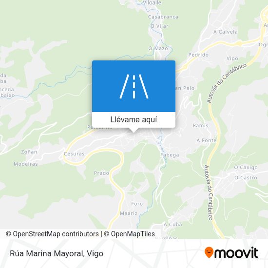 Mapa Rúa Marina Mayoral