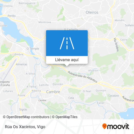 Mapa Rúa Os Xacintos