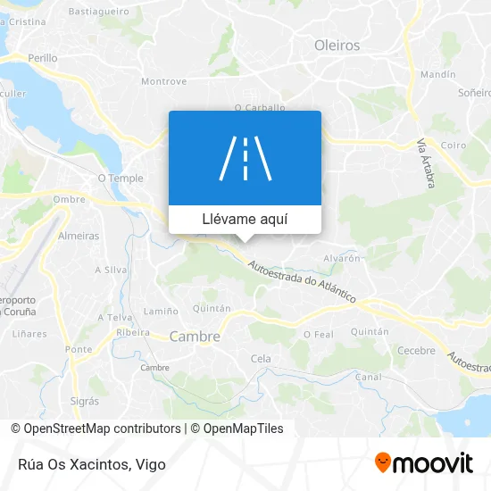 Mapa Rúa Os Xacintos
