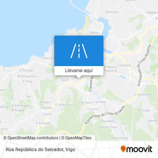 Mapa Rúa República do Salvador
