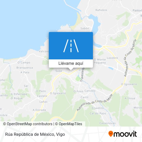 Mapa Rúa República de México