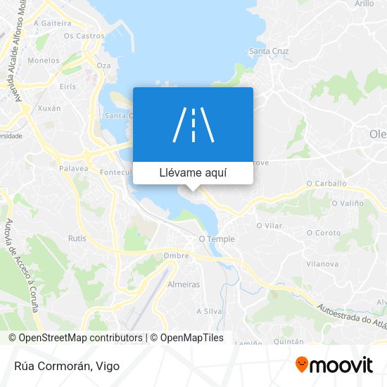 Mapa Rúa Cormorán