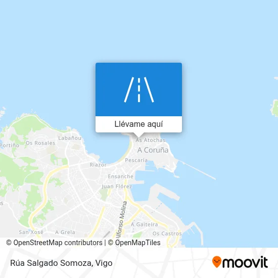 Mapa Rúa Salgado Somoza