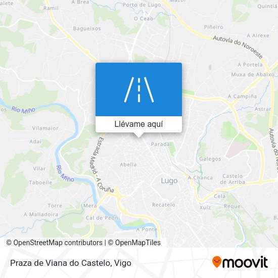 Mapa Praza de Viana do Castelo