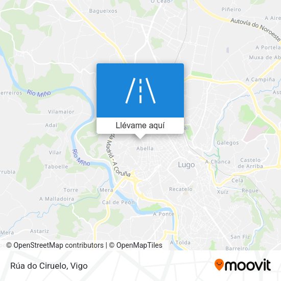 Mapa Rúa do Ciruelo