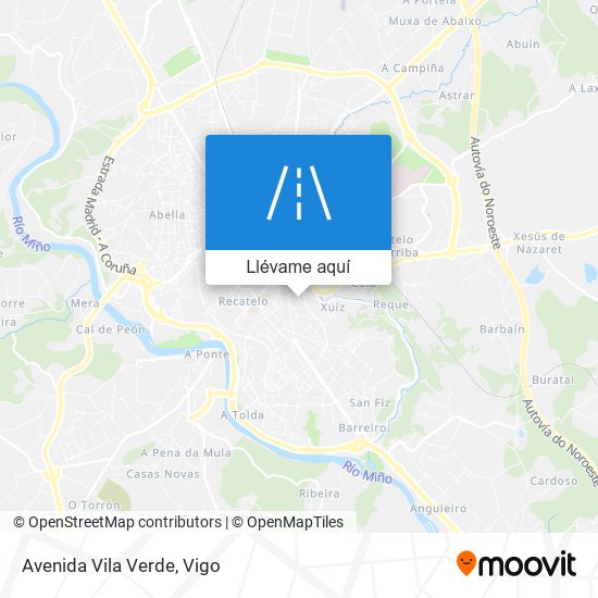 Mapa Avenida Vila Verde