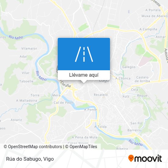 Mapa Rúa do Sabugo