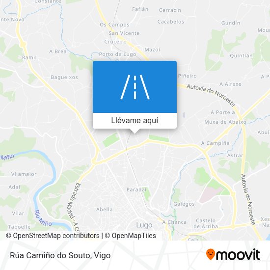 Mapa Rúa Camiño do Souto