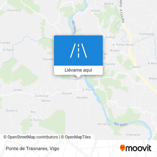 Mapa Ponte de Trasnares