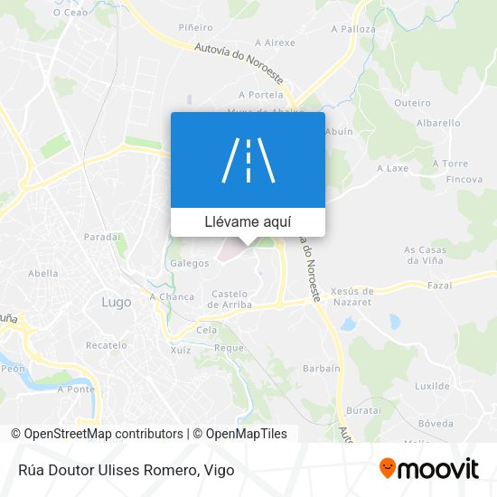 Mapa Rúa Doutor Ulises Romero