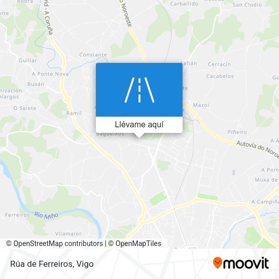 Mapa Rúa de Ferreiros