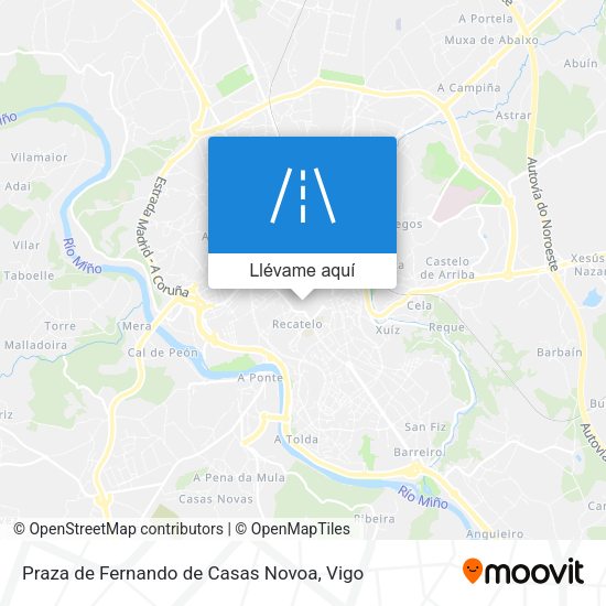 Mapa Praza de Fernando de Casas Novoa