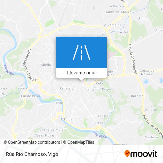 Mapa Rúa Río Chamoso
