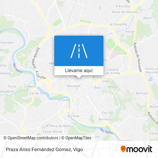 Mapa Praza Anxo Fernández Gómez