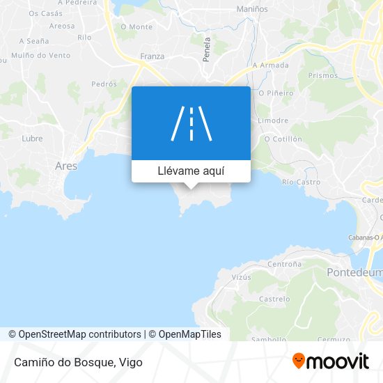 Mapa Camiño do Bosque